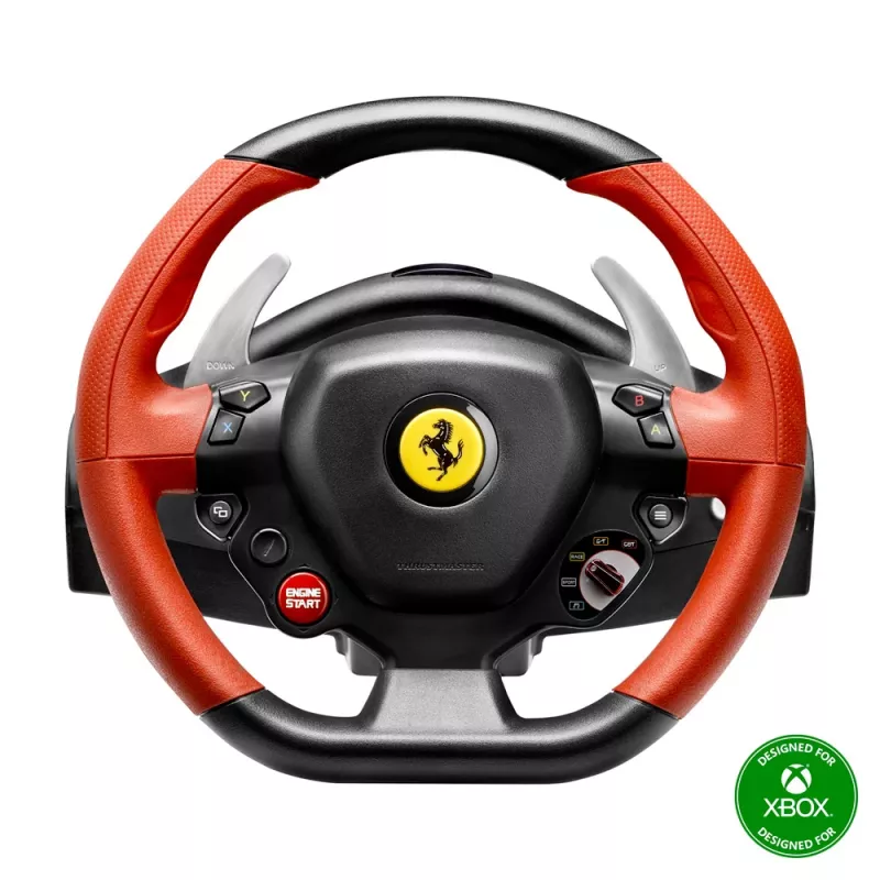 Thrustmaster Ferrari 458 Spider negro, rojo USB volante + pedales Xbox One