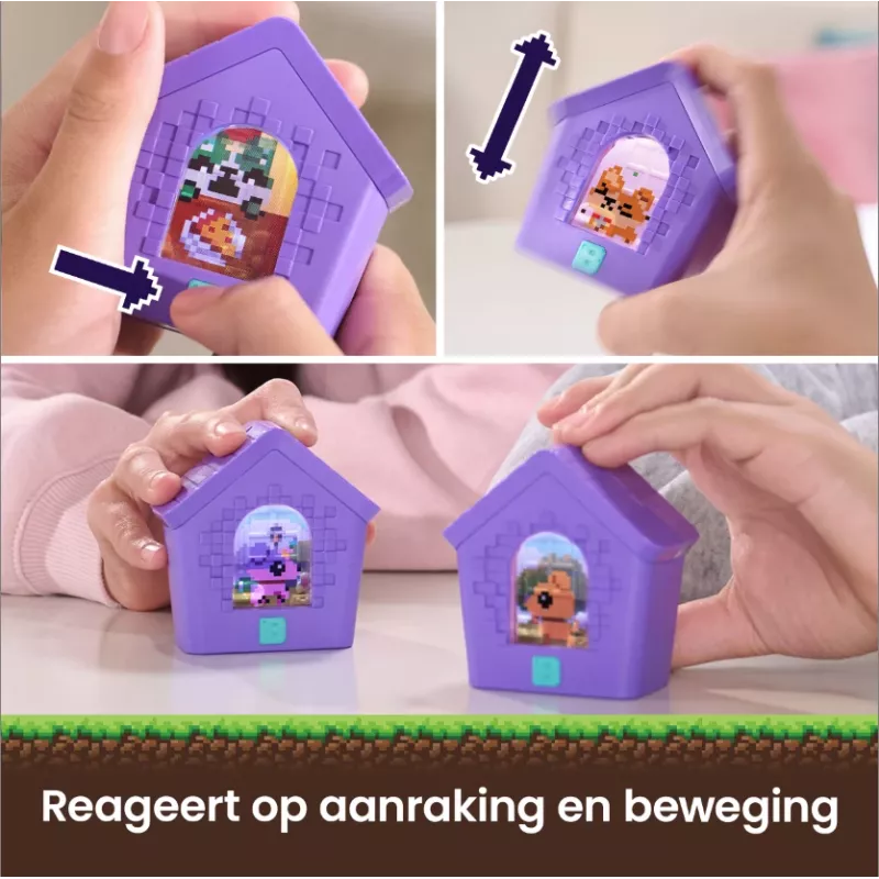 Bitzee, casa interactiva de perro de juguete con 15 cachorros en su interior, sala de juegos 3D, reacciona al tacto, mascota digital de juguete para niñas y niños a partir de 5 años