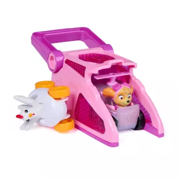 PAW Patrol Skye Pup Squad Launchers con vehículo de Chickaletta pack de 2, juguete para niños y niñas a partir de 3 años