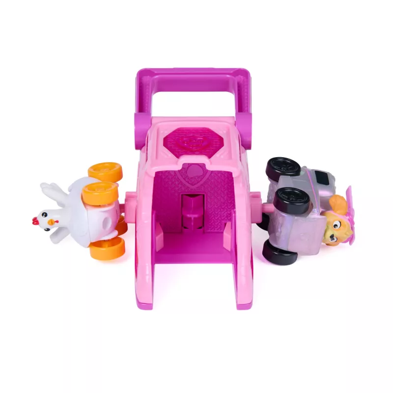 PAW Patrol Skye Pup Squad Launchers con vehículo de Chickaletta pack de 2, juguete para niños y niñas a partir de 3 años
