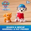 PAW Patrol: Search & Rescue, Marshall Rescue Responder vehículo con 2 figuras, camión de juguete con acción de retroceso, juguete para niños y niñas a partir de 3 años