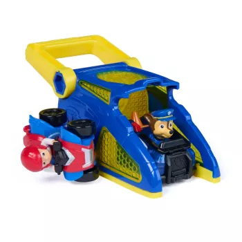 PAW Patrol Chase Pup Squad Launchers con vehículo de Ryder pack de 2, juguete para niños y niñas a partir de 3 años