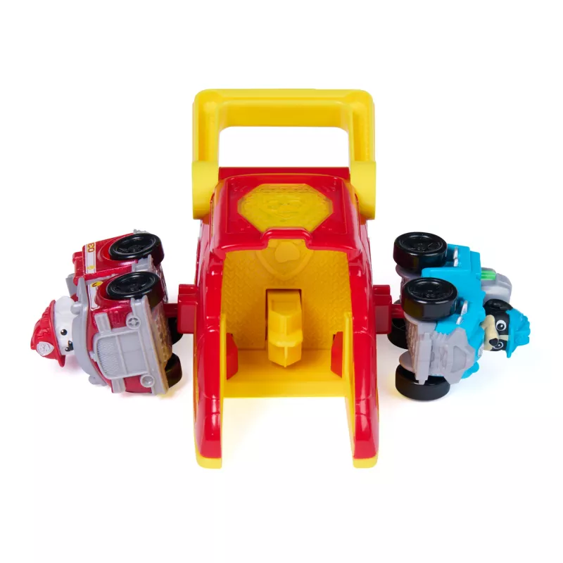 PAW Patrol Marshall Pup Squad Launchers con vehículo de Rex pack de 2, juguete para niños y niñas a partir de 3 años