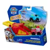 PAW Patrol Marshall Pup Squad Launchers con vehículo de Rex pack de 2, juguete para niños y niñas a partir de 3 años