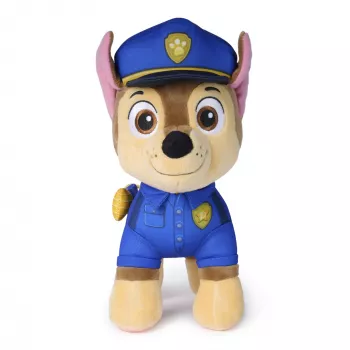 PAW Patrol: Search and Rescue Chase, peluche con accesorio linterna, juguete preescolar, juguete infantil para niños y niñas, a partir de 3 años, 25,4 cm