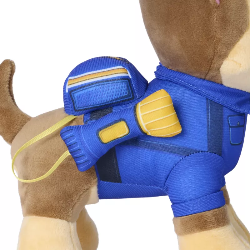 PAW Patrol: Search and Rescue Chase, peluche con accesorio linterna, juguete preescolar, juguete infantil para niños y niñas, a partir de 3 años, 25,4 cm