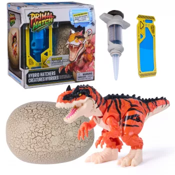 Primal Hatch Hybrid Hatchers dinosaurio y huevo de juguete, misteriosa criatura mini dino, juguete para niños y niñas a partir de 5 años, los modelos pueden variar