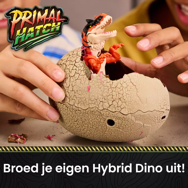 Primal Hatch Hybrid Hatchers dinosaurio y huevo de juguete, misteriosa criatura mini dino, juguete para niños y niñas a partir de 5 años, los modelos pueden variar