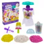 Kinetic Sand, set de juego batidora de smoothies, relleno de cesta de Pascua, incluye 14 oz de arena moldeable, herramientas y molde de helado, juguete de comida de juguete