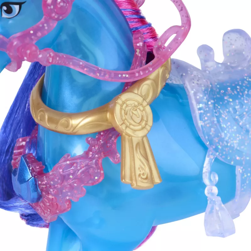 Unicorn Academy, Train & Glow Light-up River unicornio con Isabel, idea de regalo de Pascua, muñecas y unicornio de juguete para niñas, incluye 3 accesorios de entrenamiento