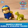 PAW Patrol: Search & Rescue, Rubble Rescue Bulldozer vehículo con 2 figuras, coche de policía de juguete con acción de retroceso, juguete para niños y niñas a partir de 3 años