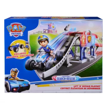 PAW Patrol Search & Rescue Lift 'N' Repair set de juego con figura y vehículo exclusivos, más de 76 cm de largo, juguete para niños y niñas a partir de 3 años
