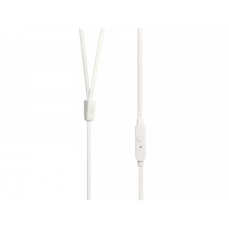 JBL Tune 110 WHITE, Con cable, 20 - 20000 Hz, Música, Auriculares, Blanco