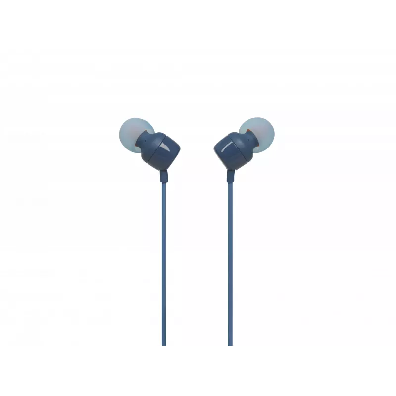JBL Tune 110 BLUE, Con cable, 20 - 20000 Hz, Música, Auriculares, Azul