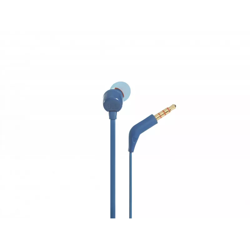 JBL Tune 110 BLUE, Con cable, 20 - 20000 Hz, Música, Auriculares, Azul