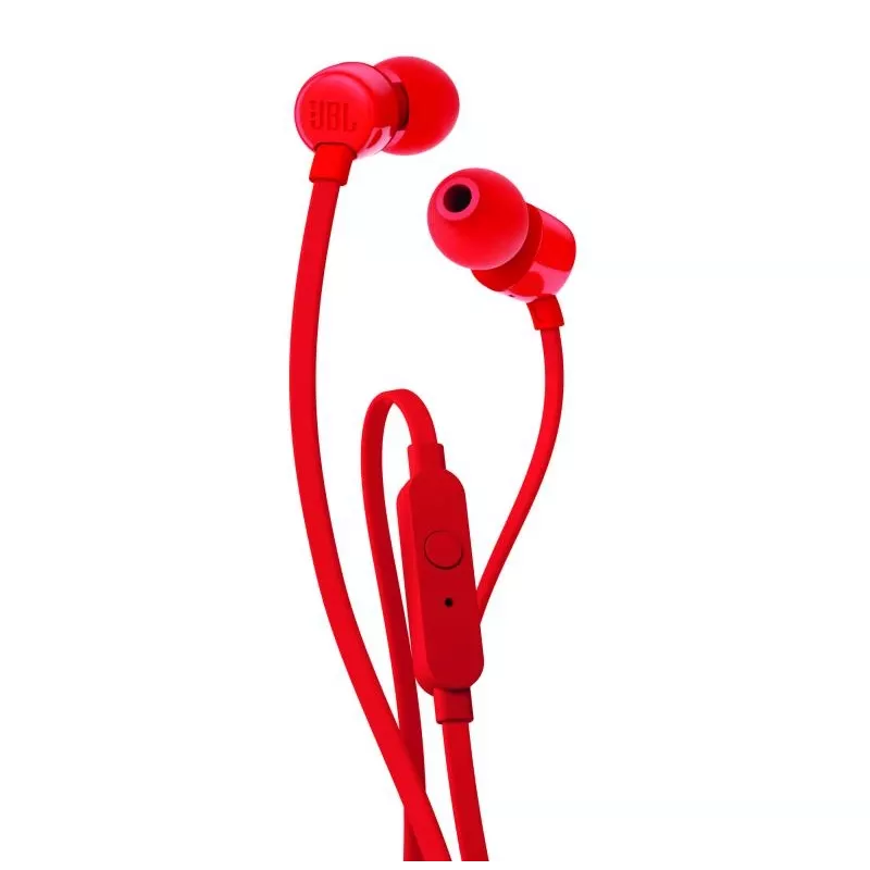 JBL T110 Auriculares con cable In-Ear Llamadas/Música Rojo