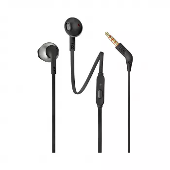 JBL Tune 205 Negro, Con cable, 20 - 20000 Hz, Llamadas/Música, 14,3 g, Auriculares, Negro