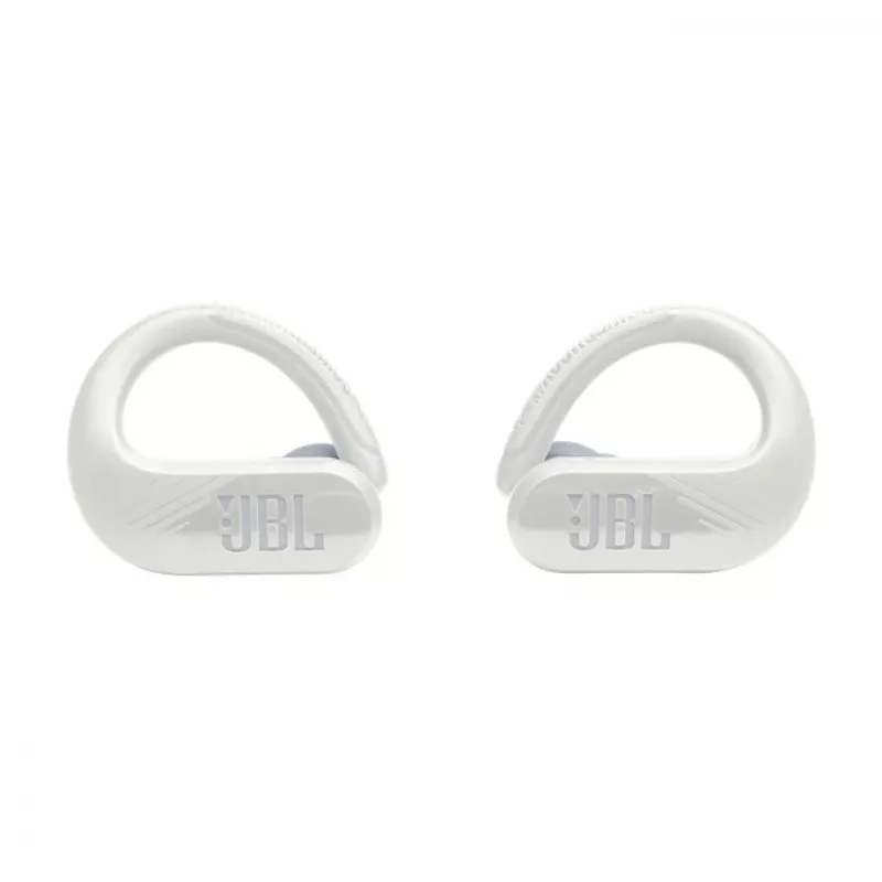 JBL Endurance PEAK 3 Auriculares True Wireless Stereo (TWS) Gancho de oreja Llamadas/Música/Deporte/Uso diario USB Type-C Bluetooth Base de carga Blanco