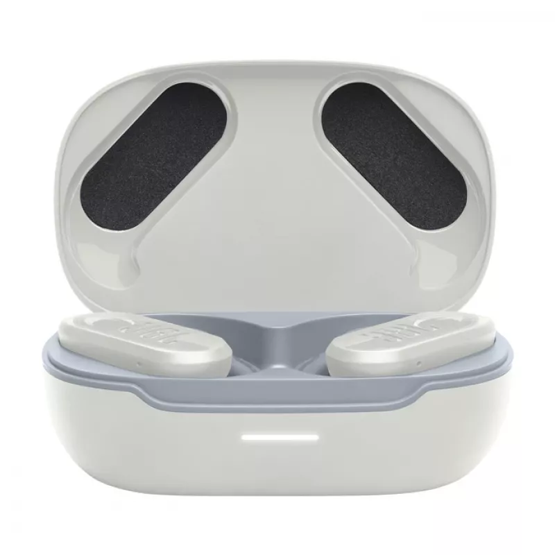 JBL Endurance PEAK 3 Auriculares True Wireless Stereo (TWS) Gancho de oreja Llamadas/Música/Deporte/Uso diario USB Type-C Bluetooth Base de carga Blanco