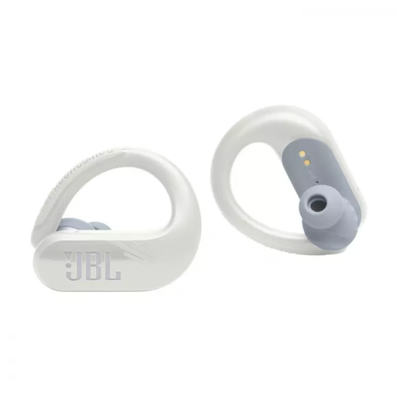 JBL Endurance PEAK 3 Auriculares True Wireless Stereo (TWS) Gancho de oreja Llamadas/Música/Deporte/Uso diario USB Type-C Bluetooth Base de carga Blanco