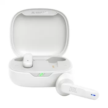 JBL Wave Flex Auriculares True Wireless Stereo (TWS) In-Ear Llamadas/Música/Deporte/Uso diario Bluetooth Blanco