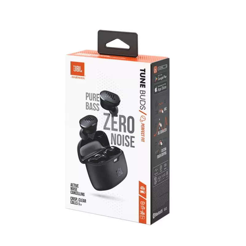 JBL Tune Buds auriculares True Wireless Stereo (TWS) in-ear llamadas/música Bluetooth negro