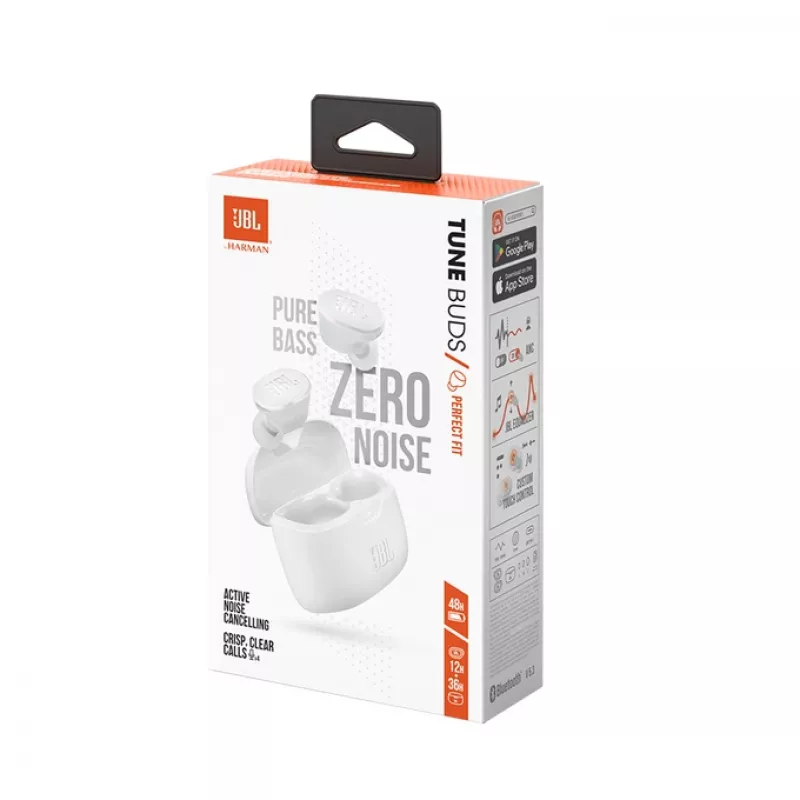 JBL Tune Buds auriculares True Wireless Stereo (TWS) in-ear llamadas/música Bluetooth blanco
