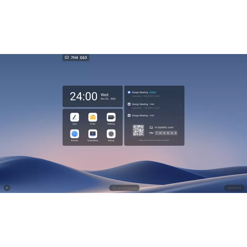 MAXHUB XBoard V7 Serie C9850 pantalla táctil interactiva todo en uno para conferencias de 98