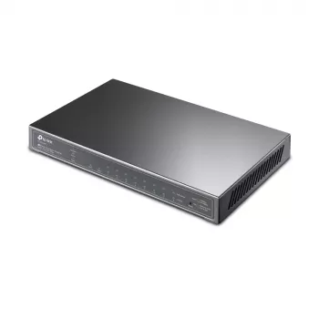 TP-Link JetStream Switch Gigabit Smart PoE+ de 8 puertos con 2 ranuras SFP