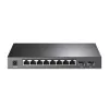 TP-Link JetStream Switch Gigabit Smart PoE+ de 8 puertos con 2 ranuras SFP