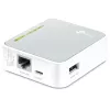 TP-Link Router inalámbrico N 3G/4G portátil, Wi-Fi 4 (802.11n), Single-Band (2,4 GHz), Ethernet LAN, 3G, Gris, Blanco, Router portátil