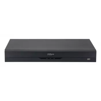 DVR Dahua Technology XVR5216AN-4KL-I3/T – 16 canales 4K (3840x2160), H.264/H.265, 1xRJ45, 1xUSB3.2, 1xUSB2.0, HDD máx. 16 TB, Negro