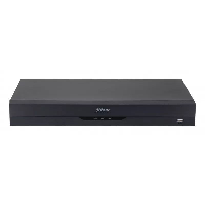 DVR Dahua Technology XVR5216AN-4KL-I3/T – 16 canales 4K (3840x2160), H.264/H.265, 1xRJ45, 1xUSB3.2, 1xUSB2.0, HDD máx. 16 TB, Negro