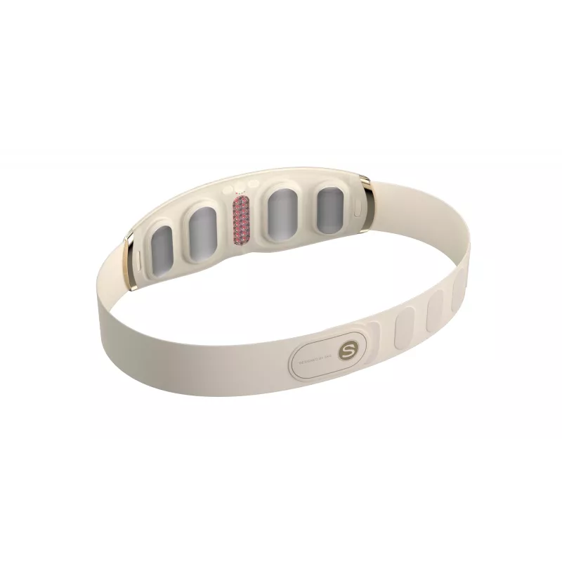 Masajeador de cintura SKG GS500 — EMS y vibración, batería integrada, 10 W, blanco