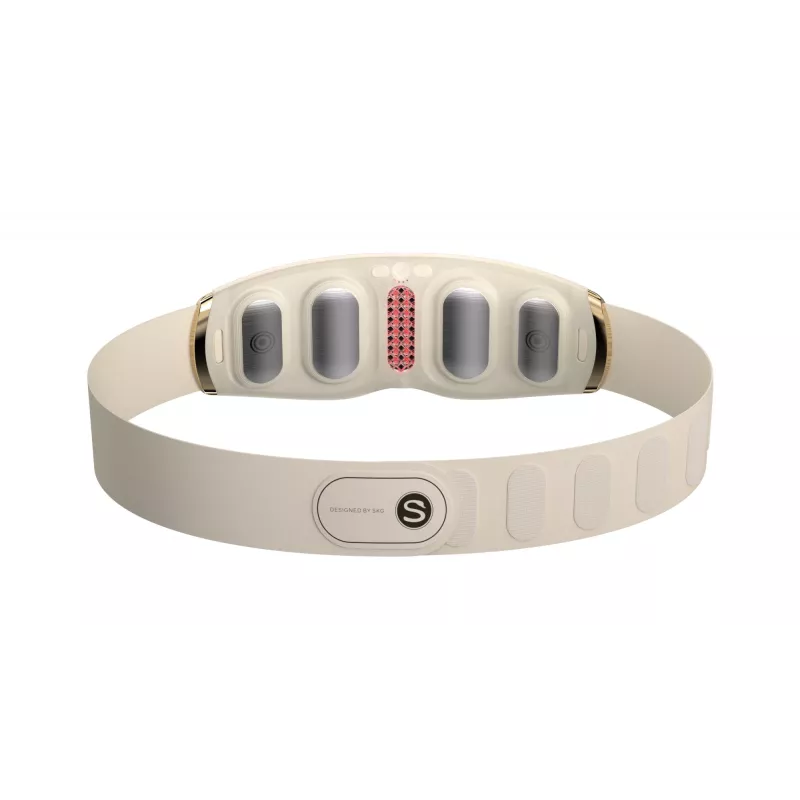 Masajeador de cintura SKG GS500 — EMS y vibración, batería integrada, 10 W, blanco