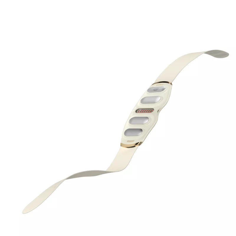 Masajeador de cintura SKG GS500 — EMS y vibración, batería integrada, 10 W, blanco