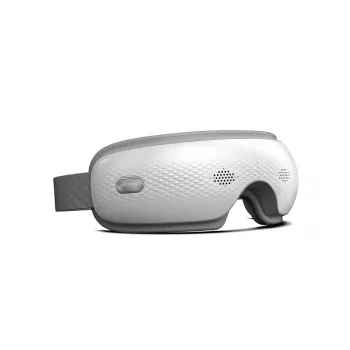 SKG ES300 - blanco, masaje por compresión, ojos, blanco, plástico, botones, pila