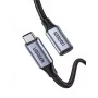 Cable de extensión USB-C 3.1 Ugreen cable USB USB 3.2 Gen 2 (3.1 Gen 2) 1 m USB C negro, gris