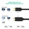 Ugreen 10202 adaptador de cable de vídeo 2 m DisplayPort HDMI negro