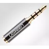 Adaptador Ugreen 2,5 mm (conector hembra) a 3,5 mm (conector macho) micro-jack a mini-jack adaptador negro (20502)