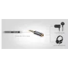 Adaptador Ugreen 2,5 mm (conector hembra) a 3,5 mm (conector macho) micro-jack a mini-jack adaptador negro (20502)