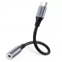 Cable para teléfono móvil Ugreen 30632 USB-C a 3,5 mm negro