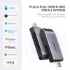 Lector de tarjetas UGREEN 50541 USB 3.2 Gen 1 (3.1 Gen 1) — CF, SD, MicroSD, Memory Stick, acero, 5000 Mbit/s