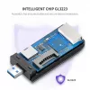 Lector de tarjetas UGREEN 50541 USB 3.2 Gen 1 (3.1 Gen 1) — CF, SD, MicroSD, Memory Stick, acero, 5000 Mbit/s