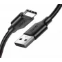 Cable USB Ugreen 60116 USB 2.0 1 m USB A USB C negro