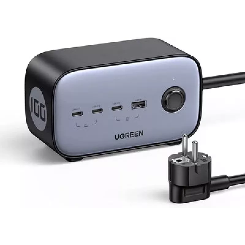 Ugreen DigiNest Pro 1 toma de corriente Type-C 1,8 m 4 3680 W negro
