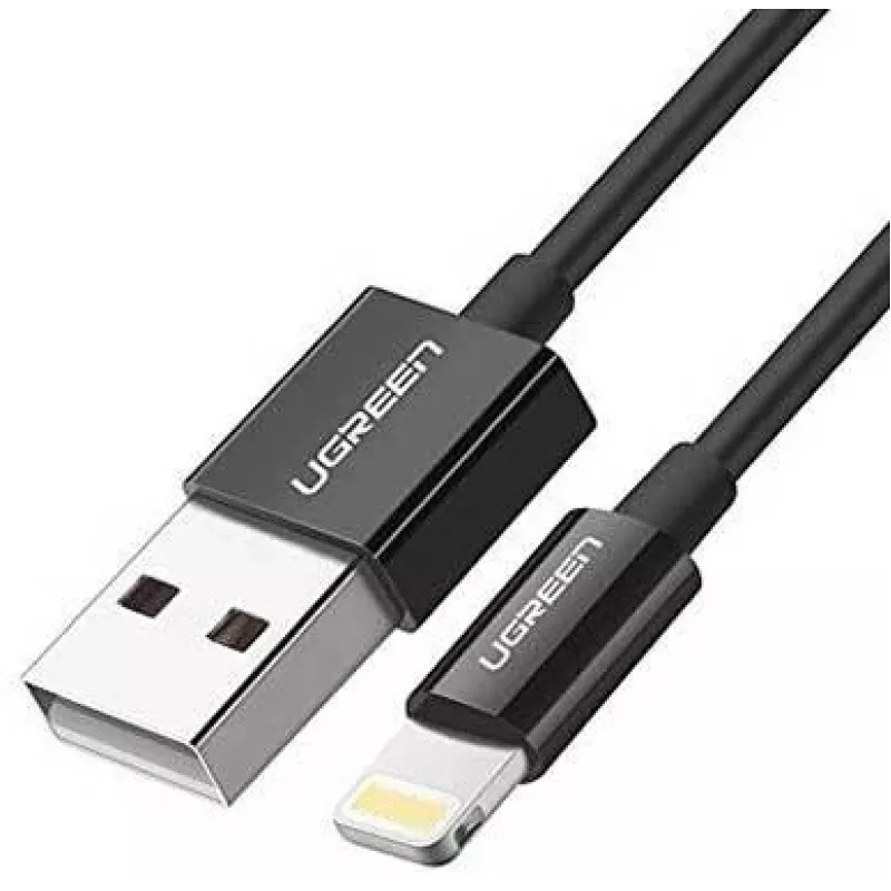 Cable para móvil Ugreen 80823 US155 negro 2 m USB A Lightning