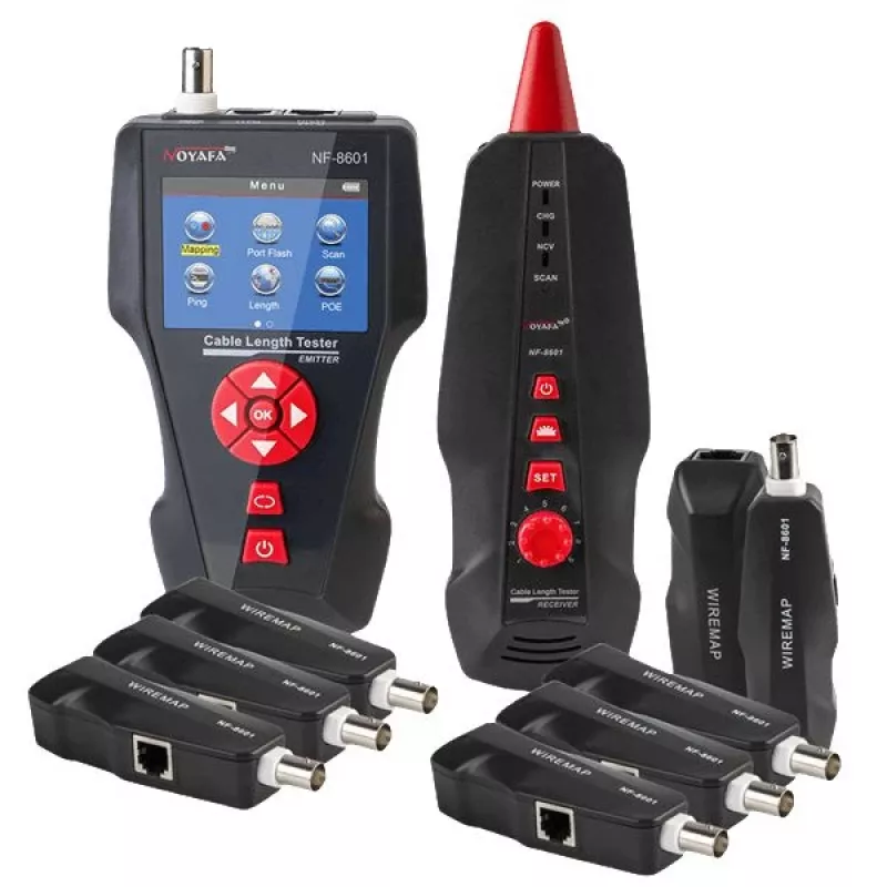 Comprobador de cables LYNX CS TLCD88 — comprobador LCD para Cat3/Cat5E/Cat6 y detección PoE