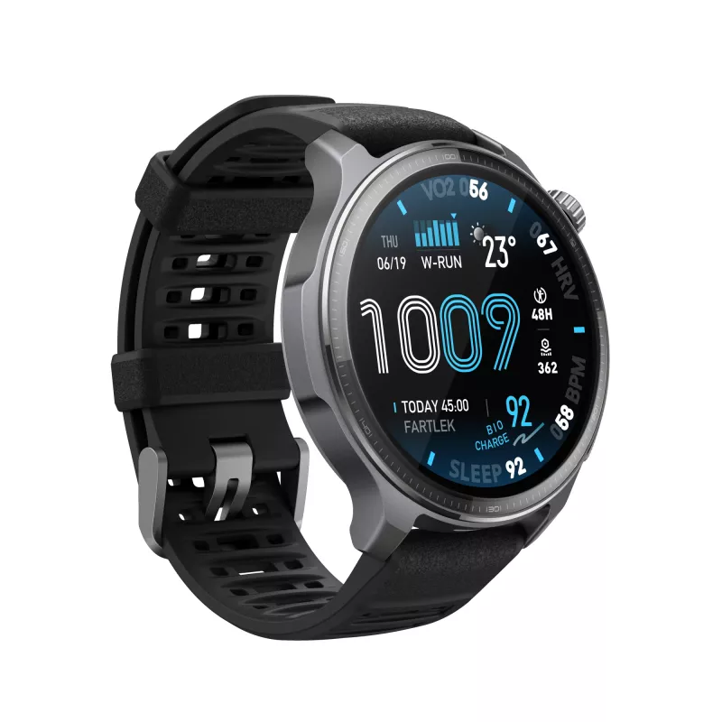 Amazfit Balance 2 XT 3,81 cm (1,5 inch) AMOLED digital 480 x 480 píxeles pantalla táctil negro Wi-Fi GPS (satélite)