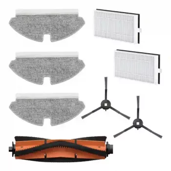 Set de accesorios MOVA RAK36 para robot aspirador — 1 ud., incluye 2 filtros, colores: negro/gris/naranja/blanco